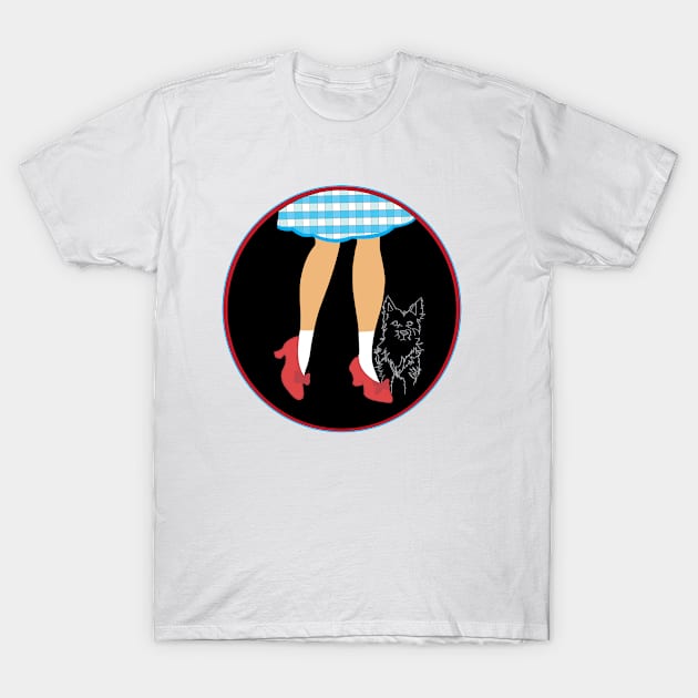 Dorothy and Toto T-Shirt by DickinsonDesign